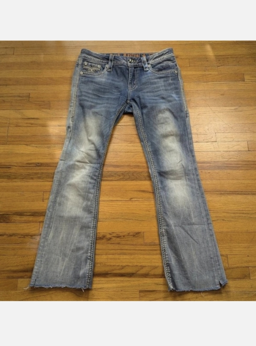 Rock Revival Betty Boot Low Rise Stretch Jeans Light Wash 28